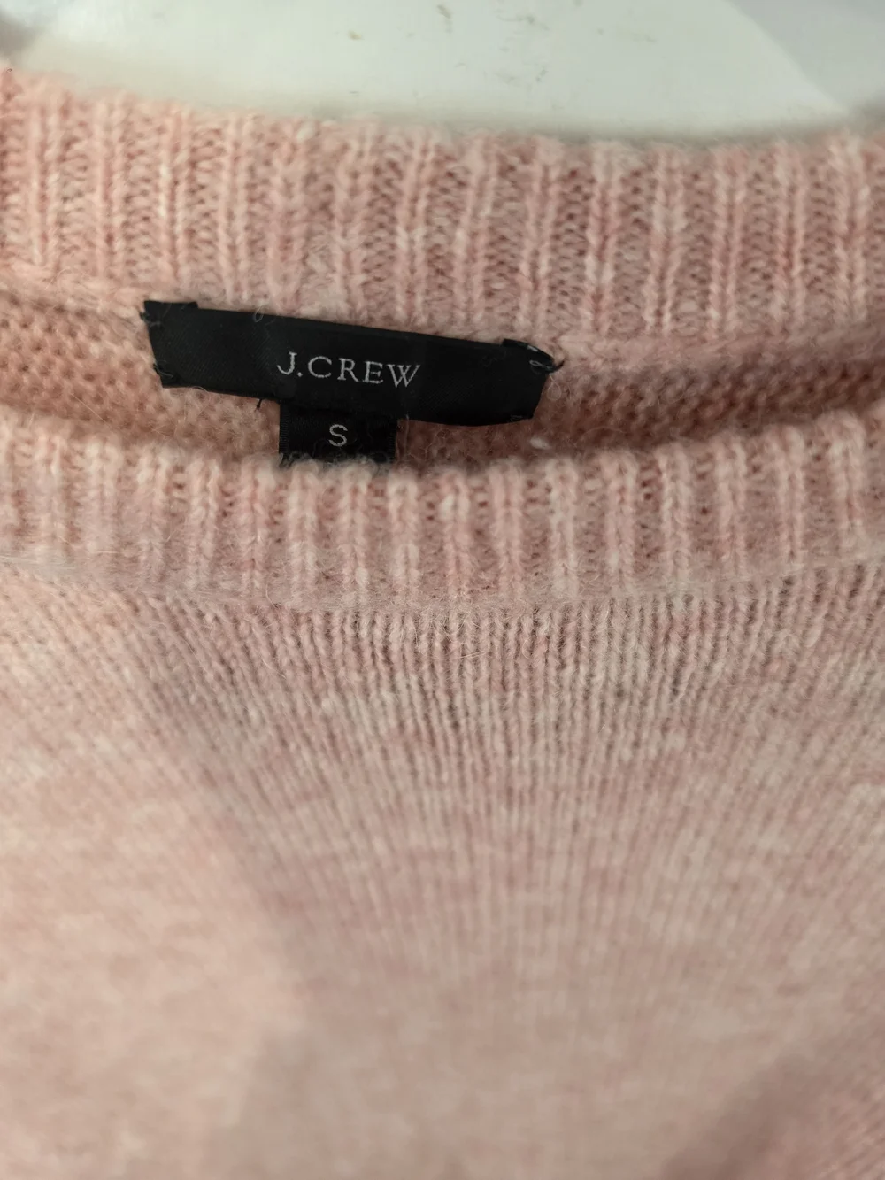 J.Crew Supersoft Yarn Oversized Crewneck Sweater Dusty Pink Relaxed Fit Sz S